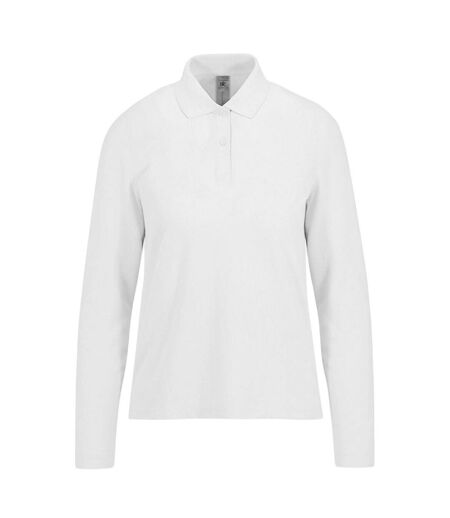 Polo Manches Longues My Polo Femme Blanc B&C
