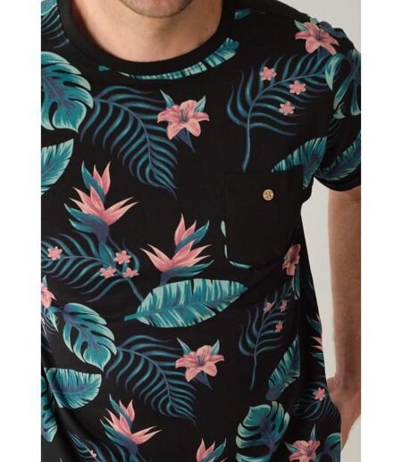 T-shirt pour homme à motifs tropicaux NUBIE