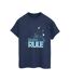 Disney Femme/Ladies The Little Mermaid Besties Cotton Boyfriend T-Shirt (Bleu marine) - UTBI31107-1