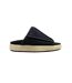 Mens Overleigh Suede Sliders Black Clarks Originals-1