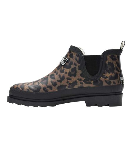 Womens/ladies Harper Cosy Ll Leopard Print Wellington Boots Multicoloured Regatta