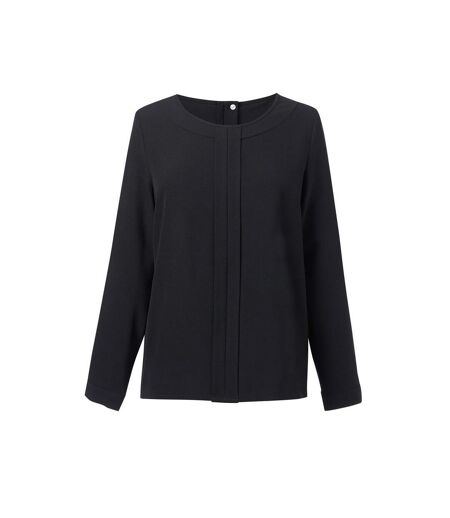 Blouse Manches Longues Roma Femme Noir Brook Taverner