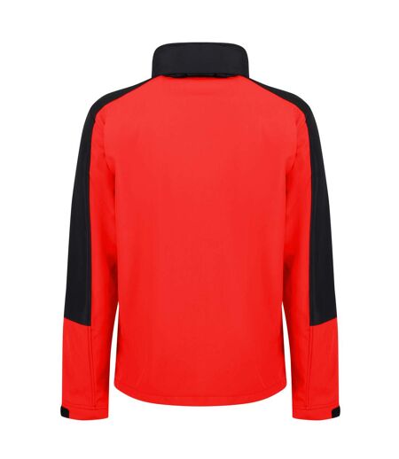 Regatta Mens Hydroforce 3-Layer Softshell Jacket (Wind Resistant, Water Repellent & Breathable) (Classic Red/Black) - UTRW1215