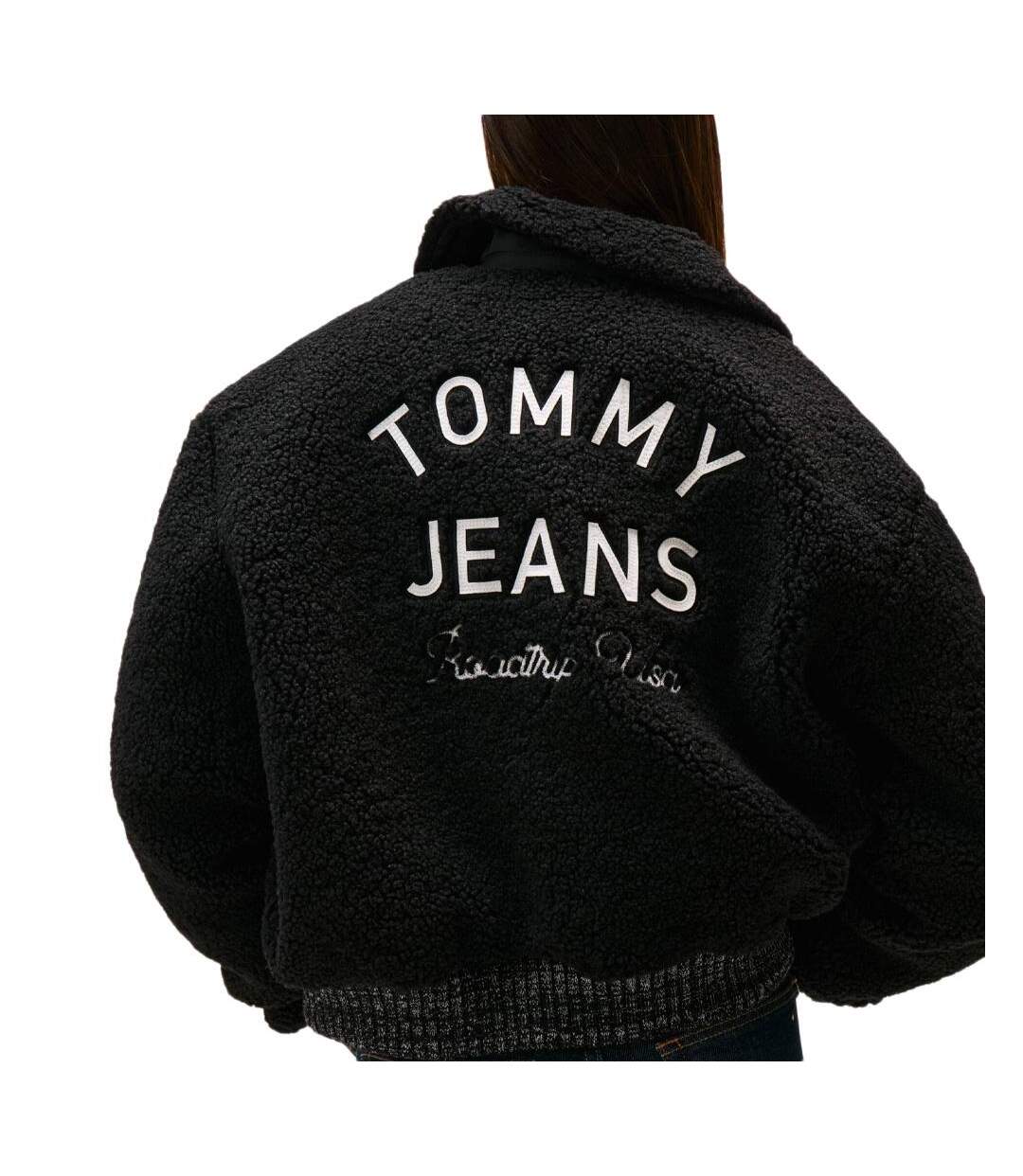 Veste noire femme tommy hilfiger varsity-2