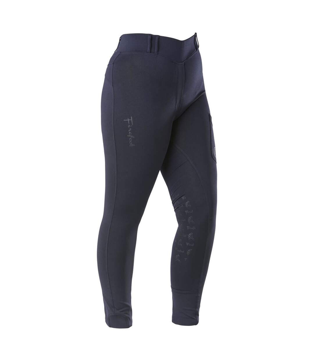 Pantalon d´équitation bankfield femme bleu marine Firefoot-1