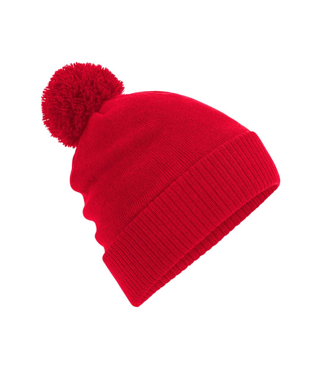 Bonnet Snowstar Rouge Classique Beechfield-2