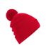 Bonnet Snowstar Rouge Classique Beechfield-2