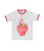 T-shirt Motif/style Œuvre D´art Adulte Blanc Blanc Cassé Strawberry Shortcake-1