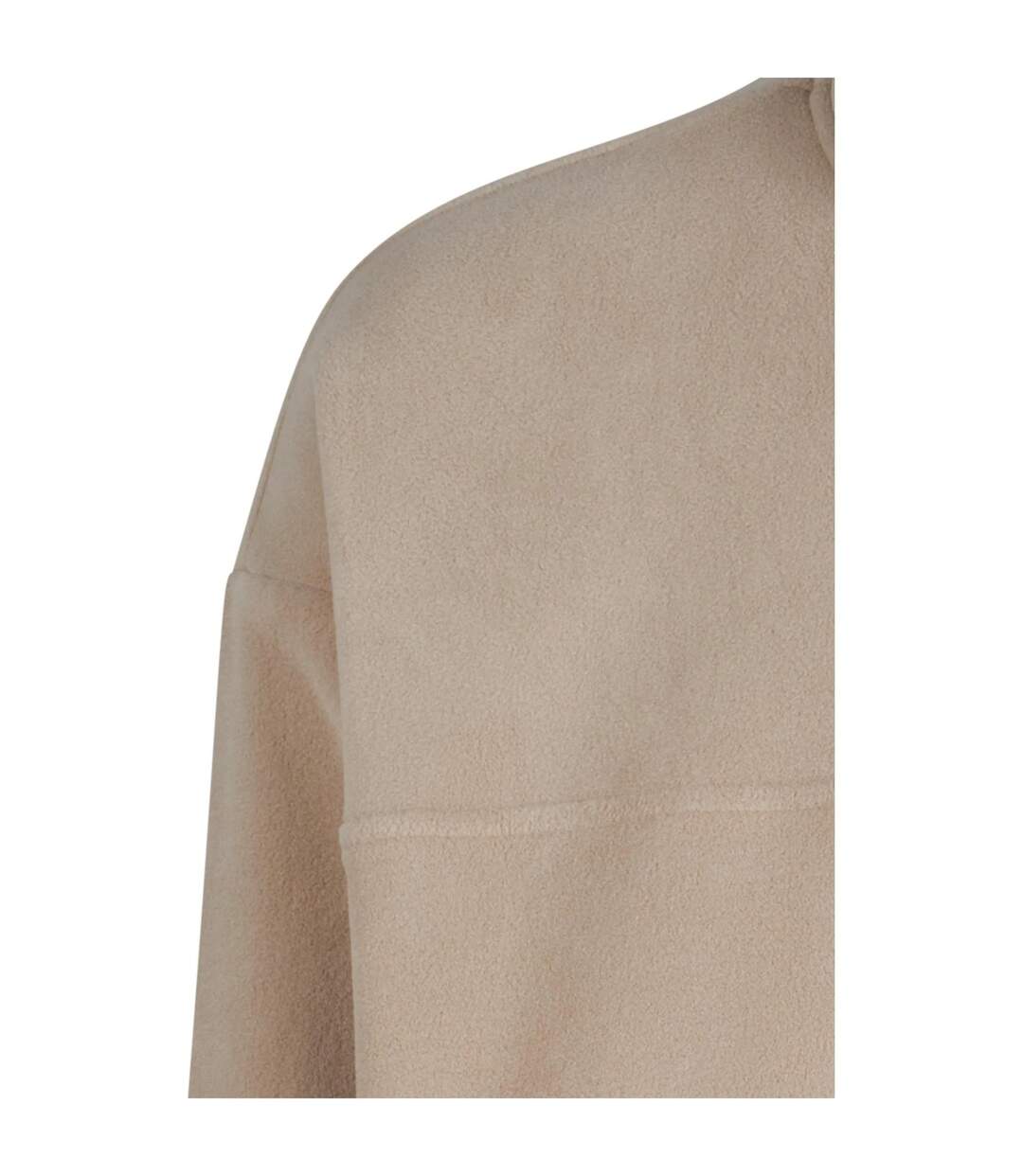 Mens basic polar fleece sweatshirt warm sand Urban Classics-3
