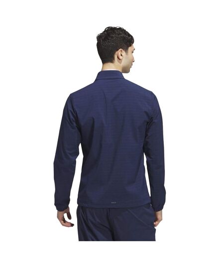 Mens Ultimate365 Tour Pull Over Wind Rdy Half Zip Sweatshirt Navy Adidas