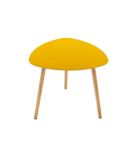 3 Tables d'appoint design Mileo - Gris et jaune