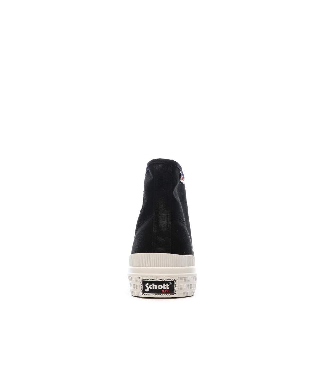 Baskets noir homme schott william-3