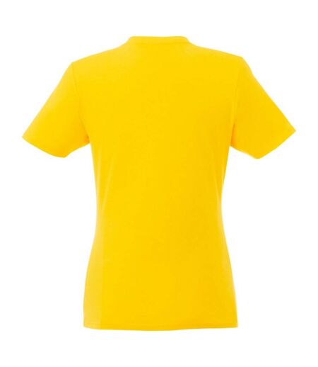 Womens/ladies heros short-sleeved t-shirt yellow Elevate