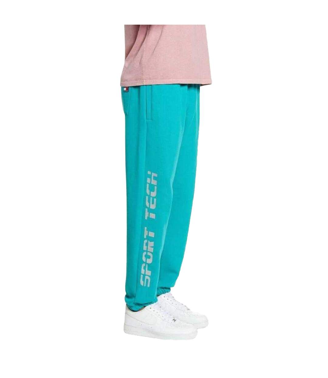 Pantalon De Jogging Motif/style Logo Homme Turquoise Vif Tommy Hilfiger-4