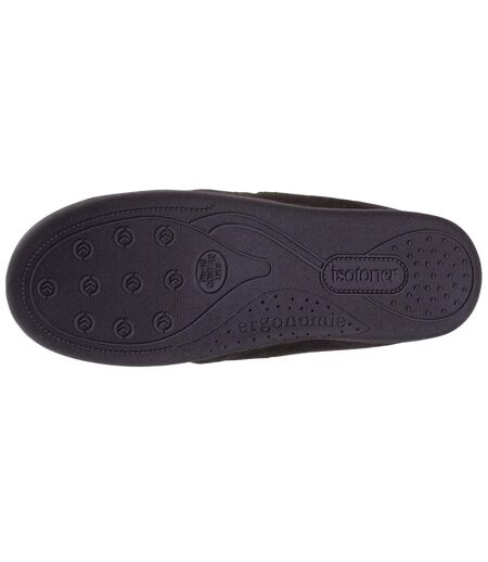 Isotoner Chaussons Mocassins homme dessus velours et semelle grand confort