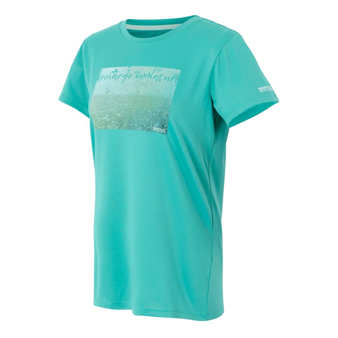 T-shirt fingal femme turquoise vif Regatta-3