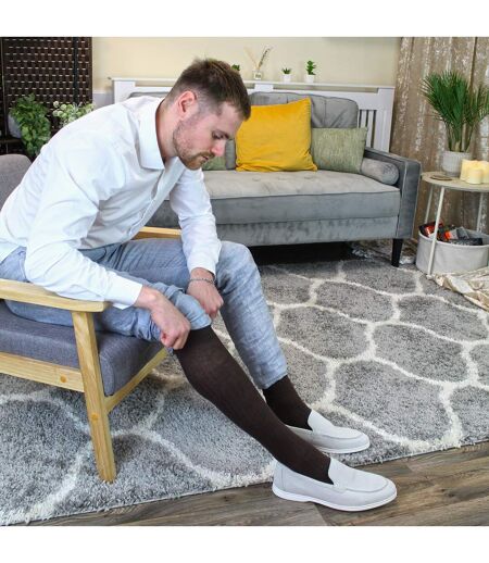6 Paires Chaussettes en 100% Coton Homme Hautes