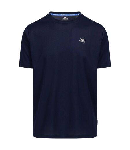 Haut De Sport Uni Manches Courtes Landford Homme Bleu Marine Trespass
