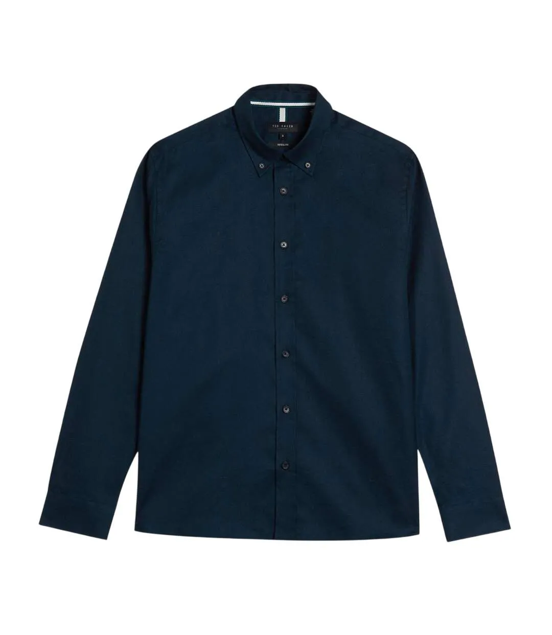 Mens Allardo Oxford Shirt Navy Ted Baker-2