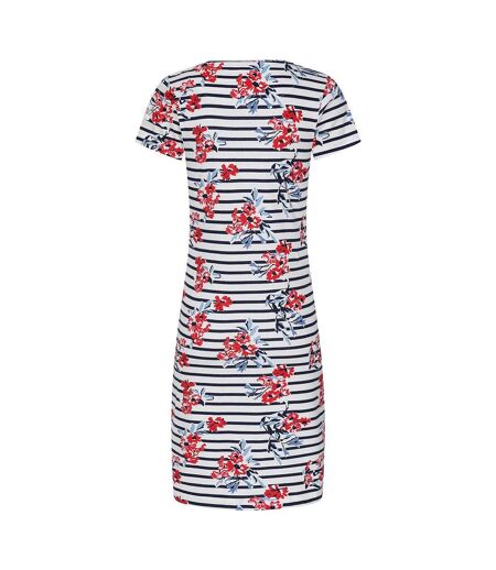 Robe T-shirt Motif/style Prairie Femme Rouge Lazy Jacks