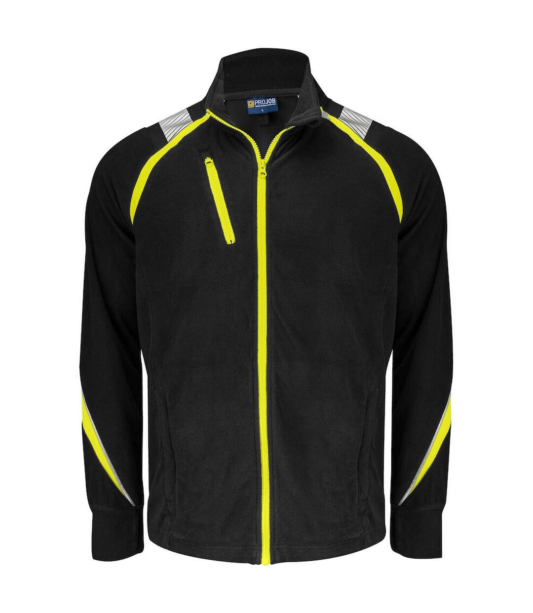 Veste Polaire Homme Jaune Noir Projob-1