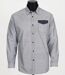 WINCHESTER TALISMAN1 — Chemise à carreaux manches longues bleu chambray : aisance naturelle en pur coton-3