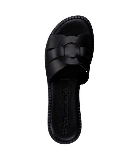 Mule plate cuir Tamaris Cuoio
