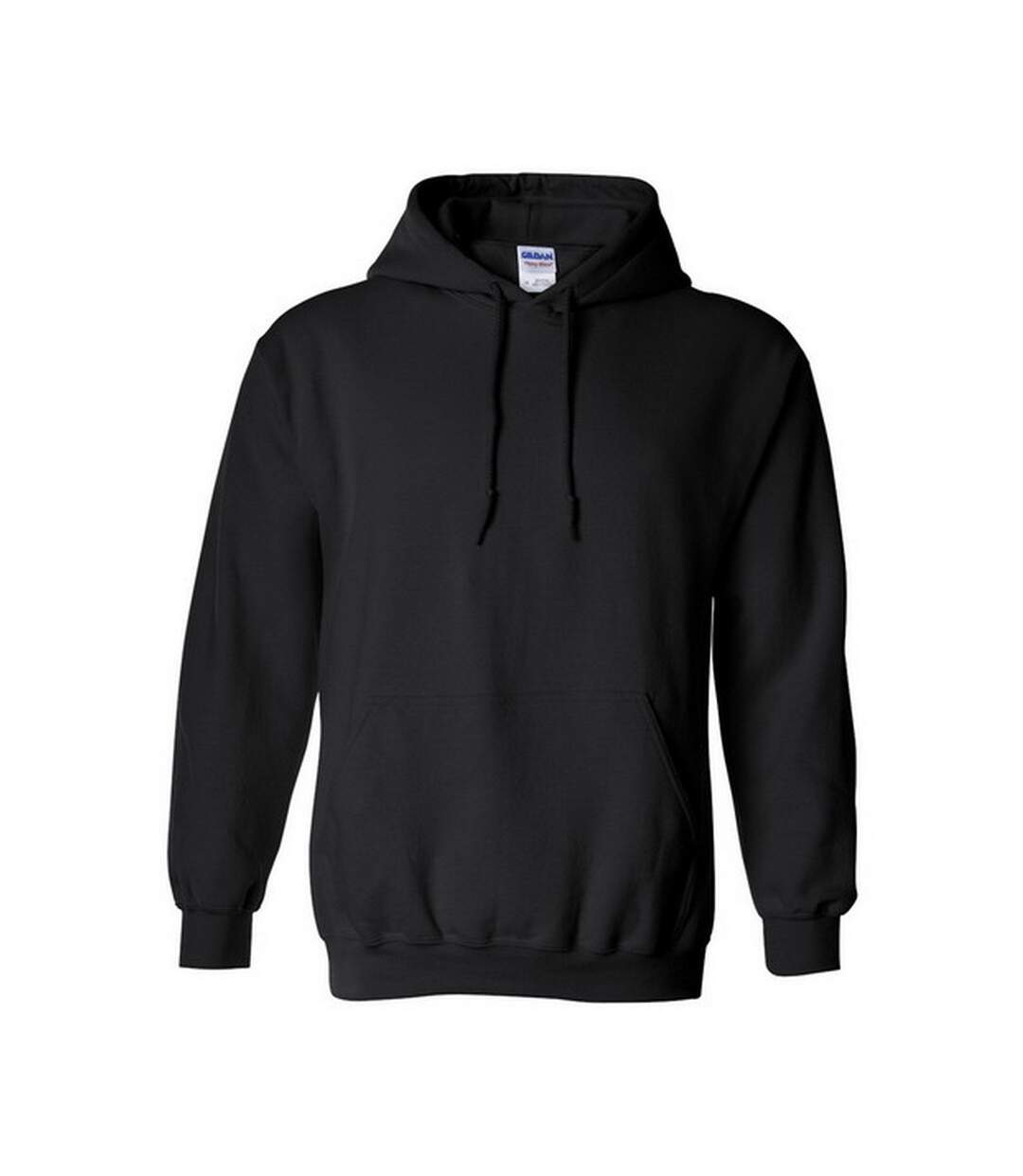 Sweatshirt À Capuche Unisexe Noir Gildan-1