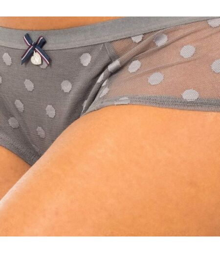 Culotte panties in semi-transparent chiffon 1387903422 woman