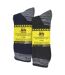 4 Pr Chaussettes de Travail Homme Coton pour Été-2