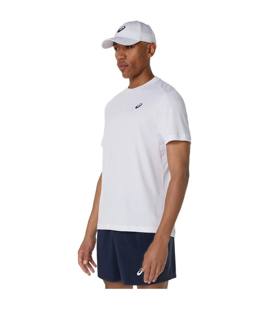 Mens Performance Tennis T-shirt Brilliant White Asics-1