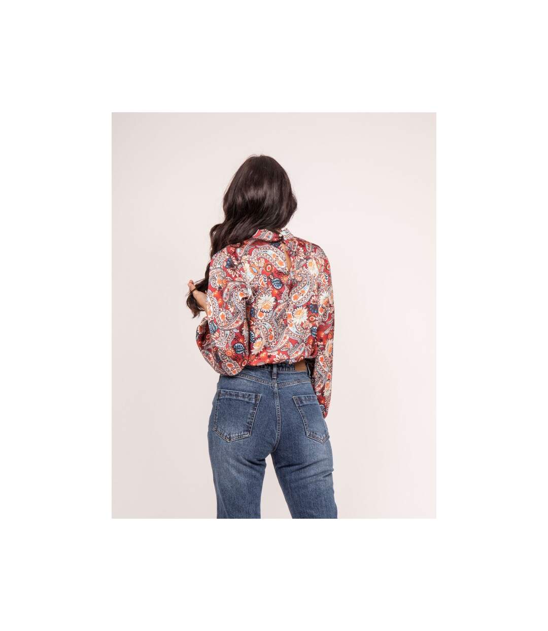 Blouse fluide motifs FABUS - Dona X Lisa-3
