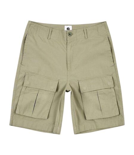 Mens Cotton Cargo Shorts Green Pretty Green