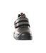 Mens Footwear Industry Leather Hook And Loop Safety Shoes Black Mascot-3
