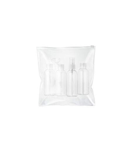 Set De Bouteilles De Voyage Approuvé Par Tokyo Airline 18.5 X 3.7 X 18cm Transparent Bullet