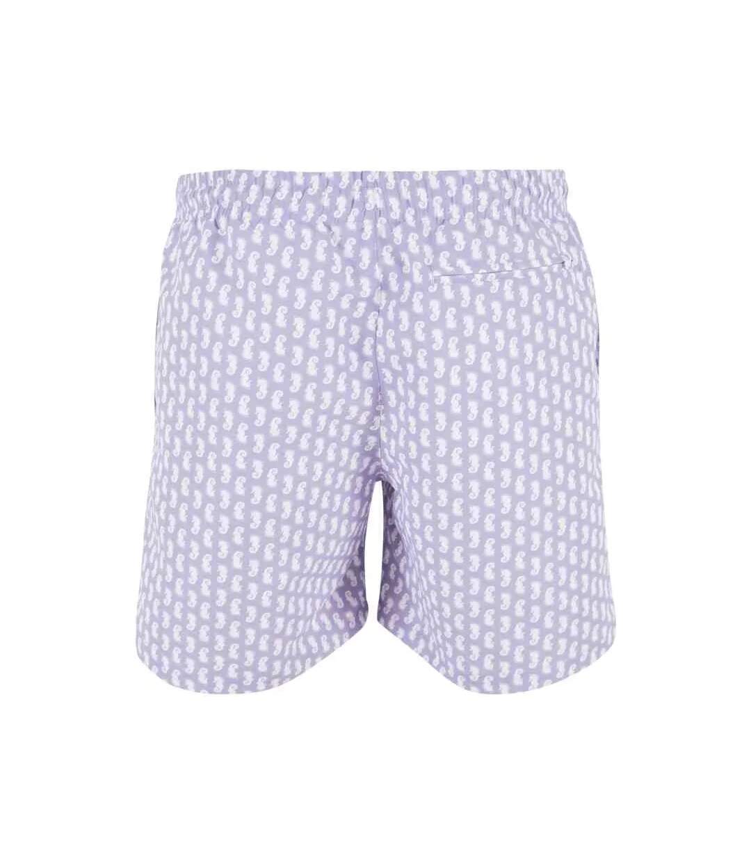 Short De Bain Motif/style Hippocampe Homme Vieux Lilas Urban Classics-2