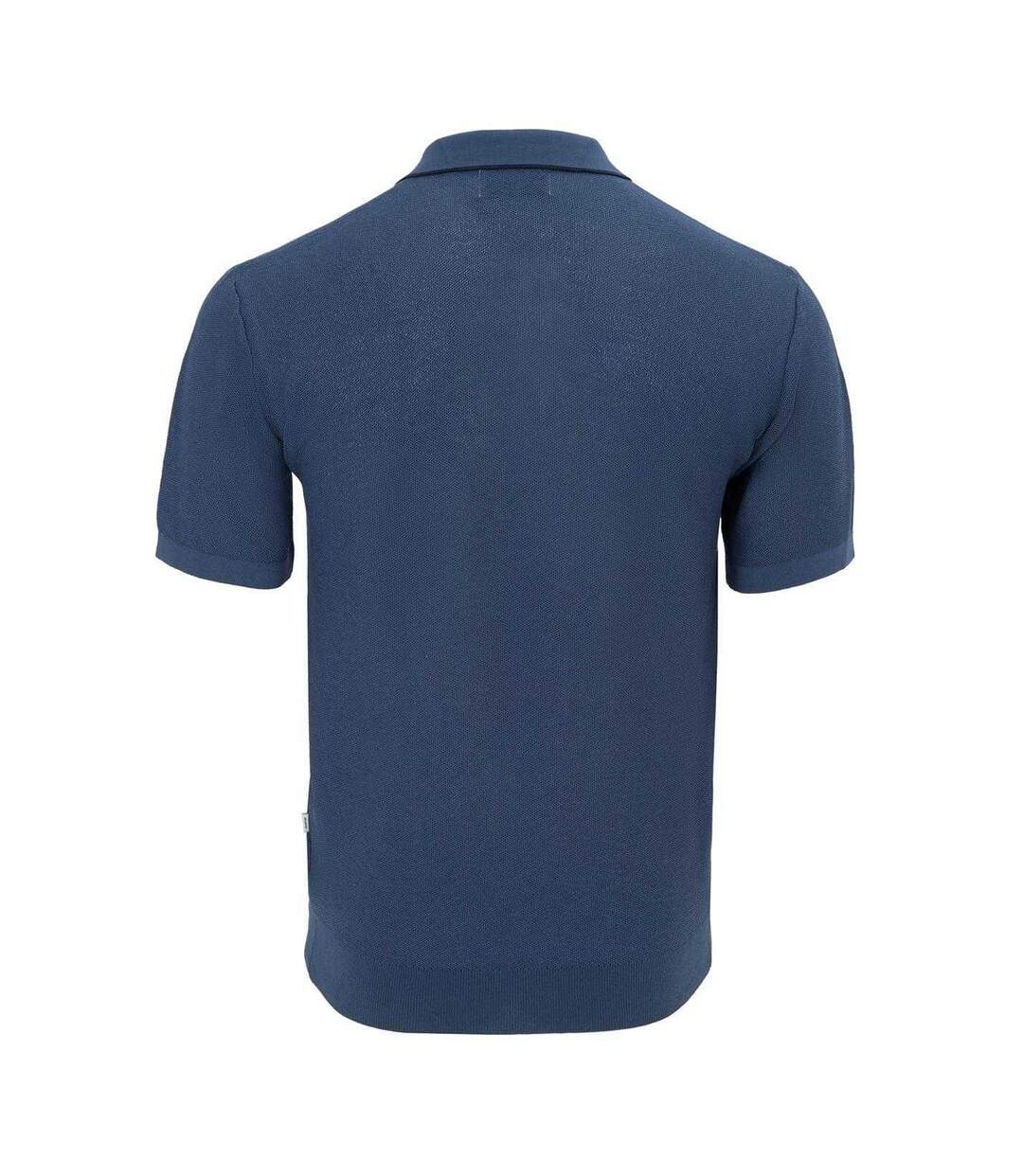 Polo Manches Courtes Homme Bleu Ardoise Firetrap-1