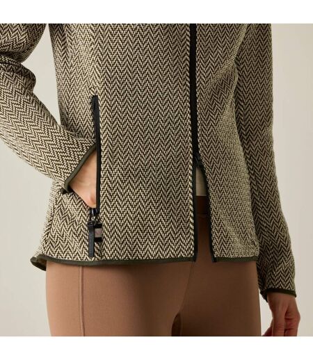 Veste Polaire Elzie Femme Kaki Foncé Beige Clair Regatta