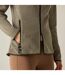 Veste Polaire Elzie Femme Kaki Foncé Beige Clair Regatta-4