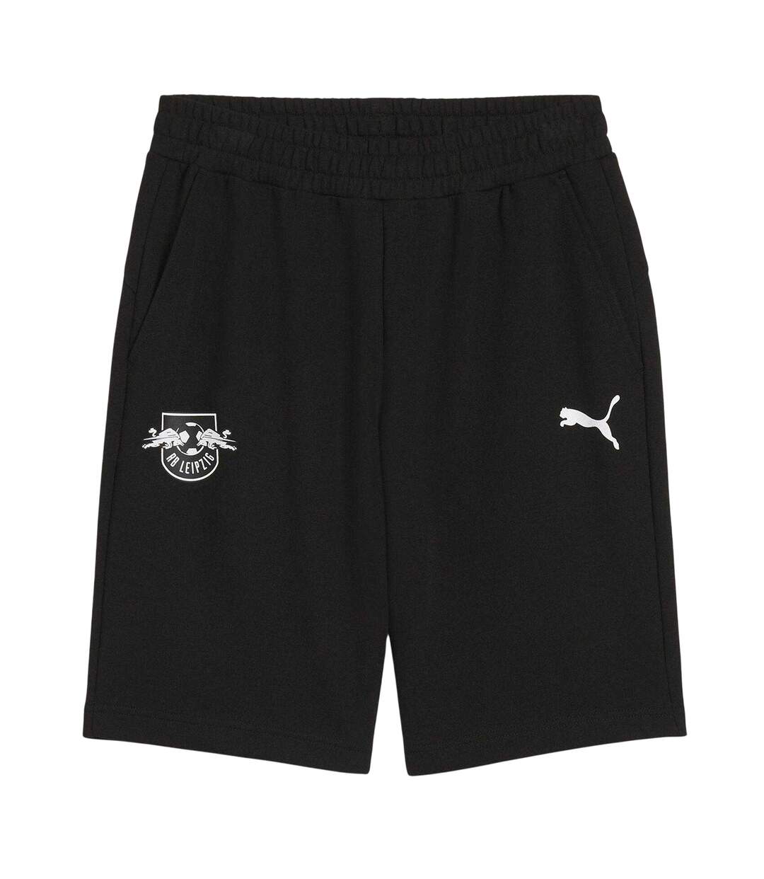 Mens Rb Leipzig Sweat Shorts Black White Puma-1