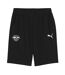 Mens Rb Leipzig Sweat Shorts Black White Puma-1