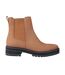 Womens/ladies Bennet Leather Chelsea Boots Brown Toms-4