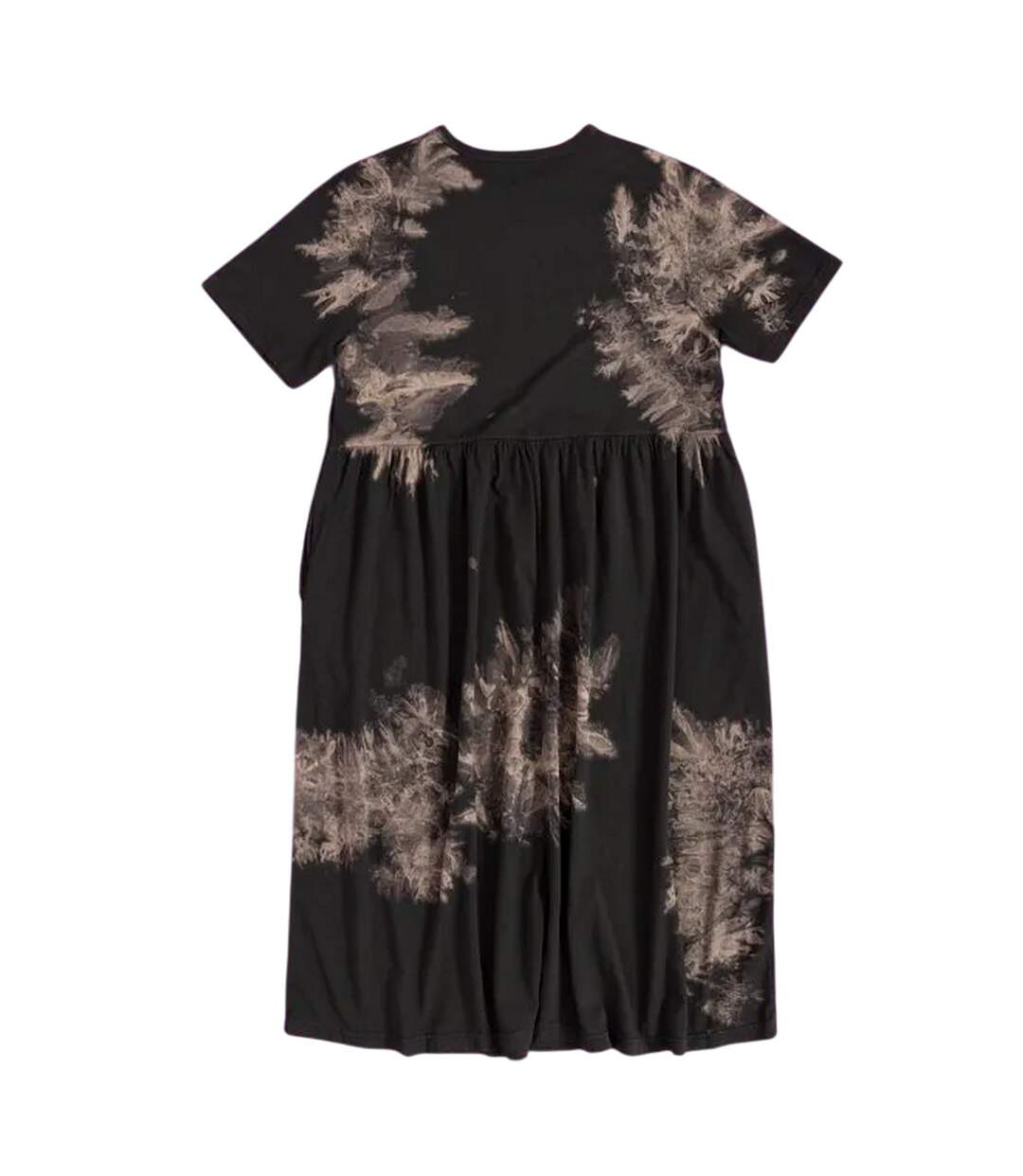 Womens/ladies Scary Teddy Midi Tie Dye Smock Dress Charcoal The Nightmare Before Christmas-3