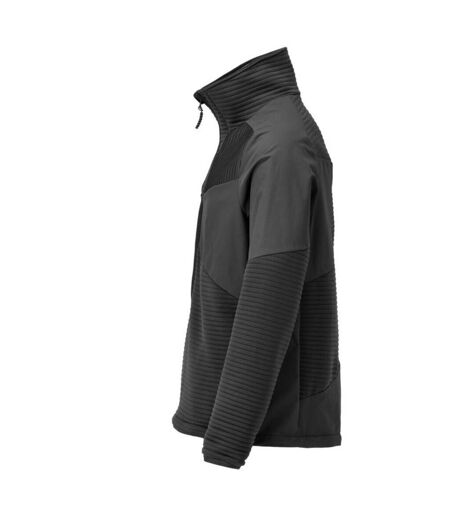 Mens Customised Half Zip Fleece Top Black Mascot