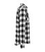 Chemise Motif/style À Carreaux Adulte Noir Blanc Build Your Brand-4