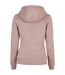 Sweat À Capuche Femme Rose Pâle Build Your Brand-3