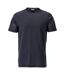 T-shirt Manches Courtes Customised Homme Bleu Marine Foncé Mascot-1