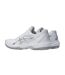 Womens/ladies Game Tennis Shoes White Silver Asics-2