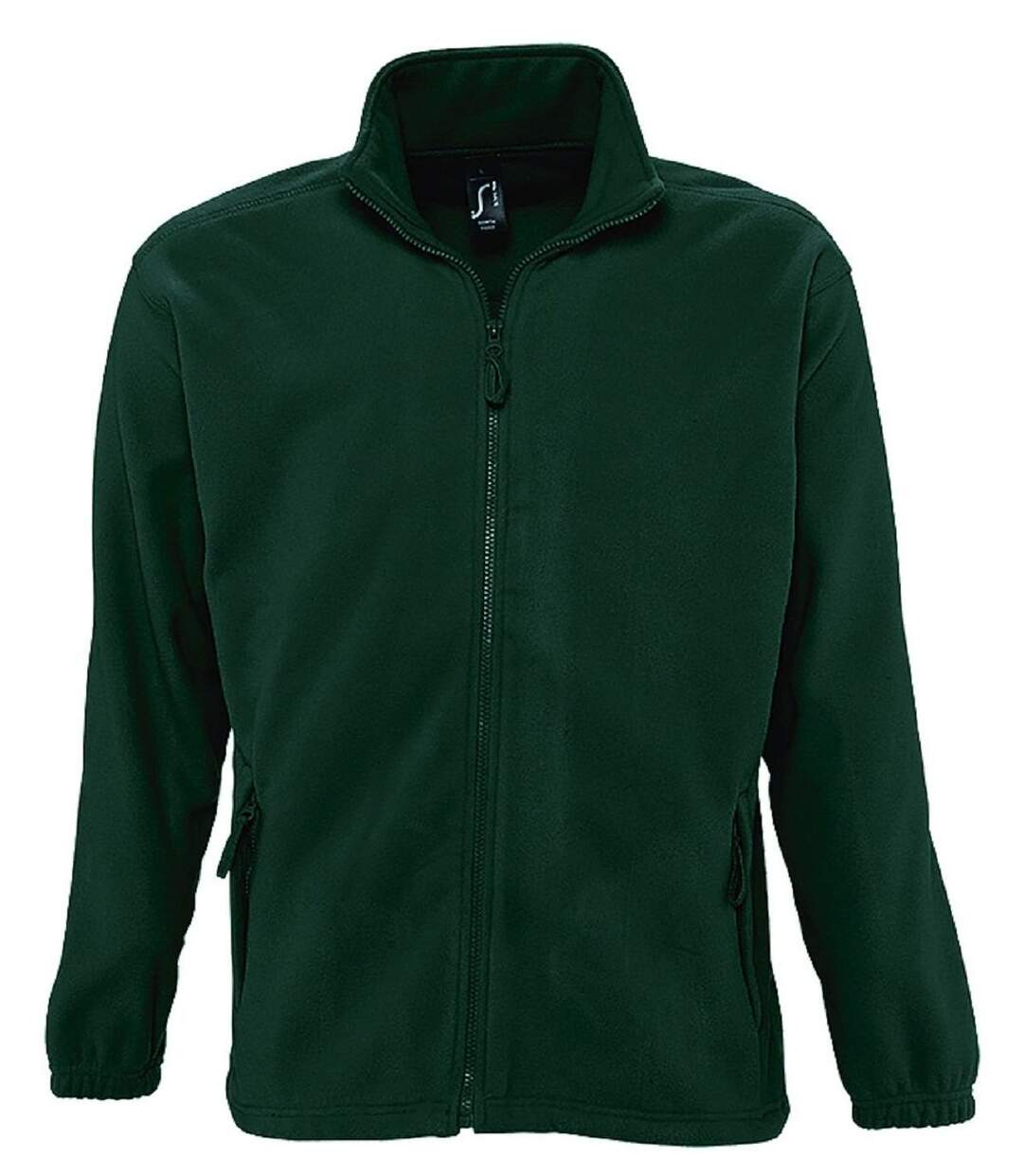 Veste polaire zip intégral - 55000 - vert sapin