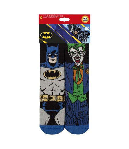 Heat Holders - Chaussettes thermiques à motifs Batman et Joker pour homme